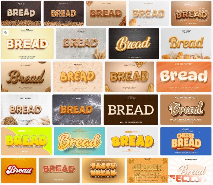 26-bread-text-effect