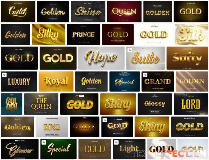 99-gold-text-effect