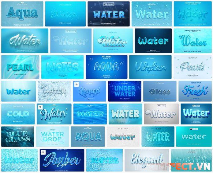 40-water-text-effect