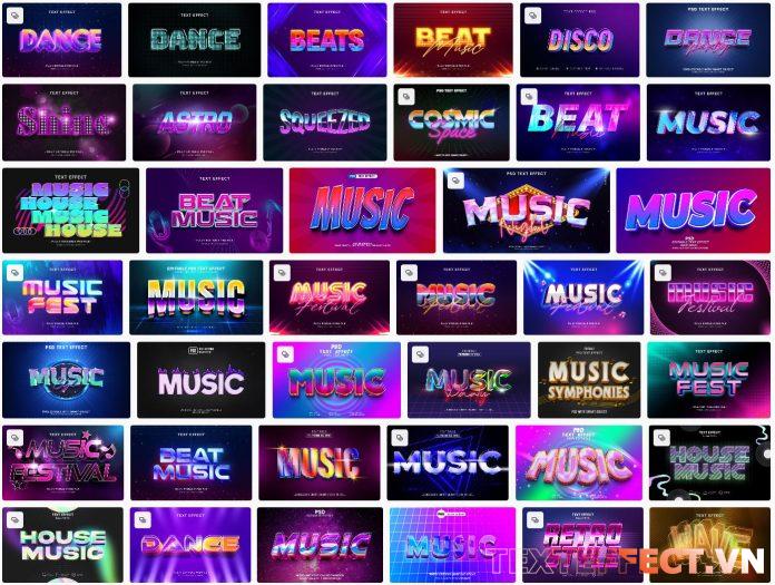 50-music-text-effect